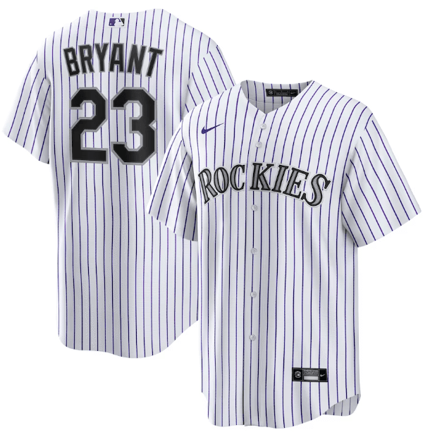 Jersey Colorado Rockies Branca Torcedor