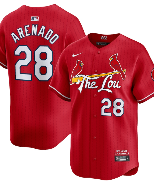 Jersey Saint Louis Cardinals City Connect 2024 Vermelha