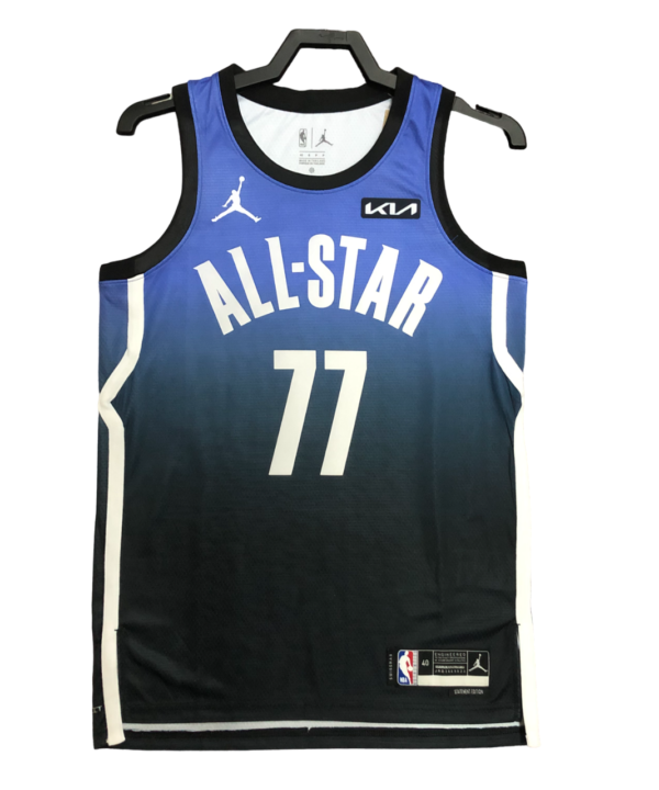 Regata NBA Dallas Mavericks All Star Nike Authentic Doncic 77 - Azul