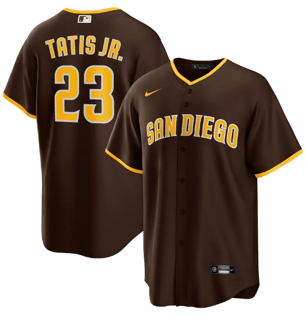 Jersey San Diego Padres Marrom Torcedor