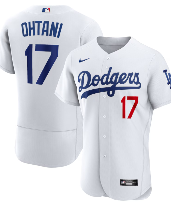Camisa MLB Los Angeles Dodgers Jersey Branca Authentic