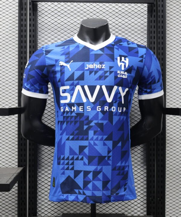 Camisa Al-Hilal Home 2024/25 Jogador Puma Masculino - Azul e Branca