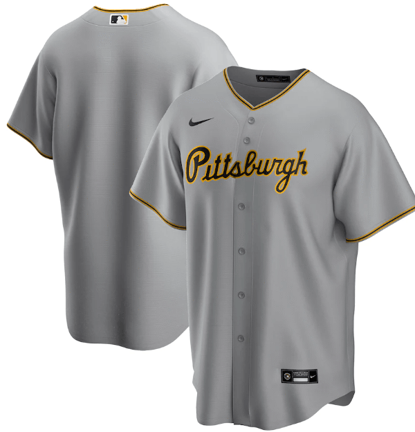 Jersey Pittsburgh Pirates Cinza Torcedor