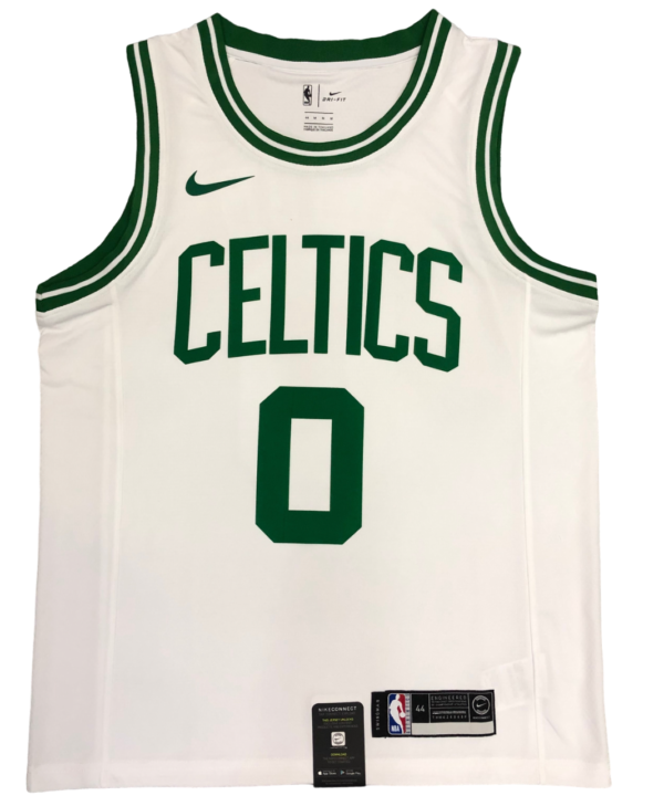 Regata NBA Boston Celtics Retrô Nike Authentic Tatum 0 - Branca