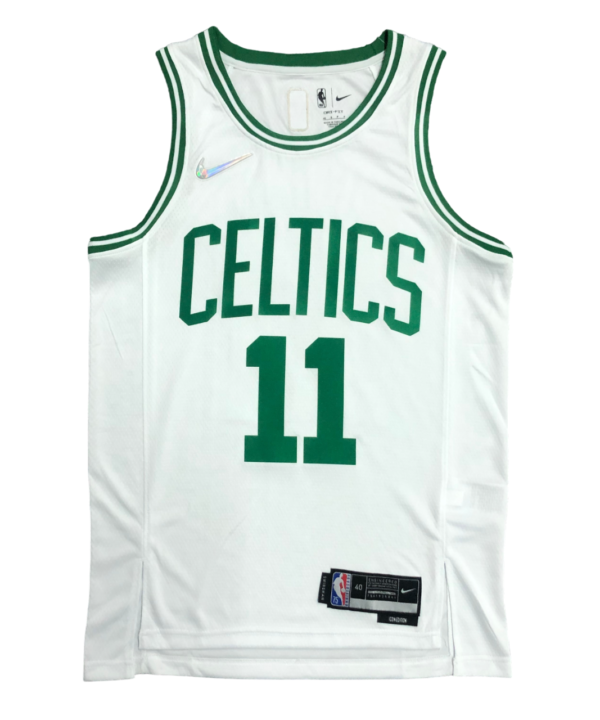 Regata NBA Boston Celtics 75 Anniversary Nike Authentic Irving 11 - Branca