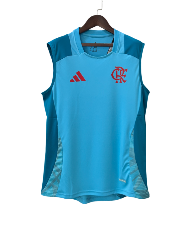 Camisa Regata Flamengo Treino 25/26 Adidas Masculina - Azul claro