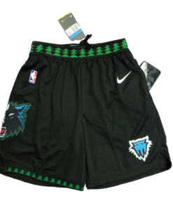 Bermuda NBA Minnesota Timberwolves Nike Authentic - Preta