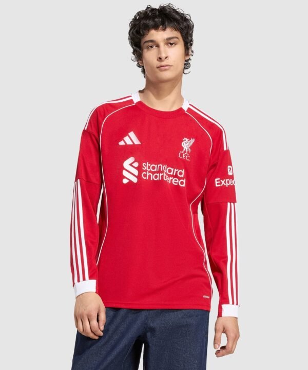 Camisa adidas Liverpool 2025/26 I Manga Longa
