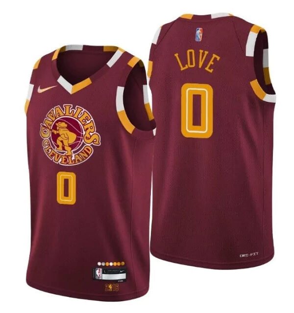 Regata NBA Cleveland Cavaliers 75ºaniversario Nike Authentic Love 0 - Vermelha
