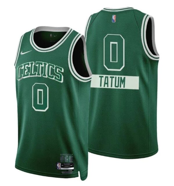 Regata NBA Boston Celtics 75ºaniversario Nike Authentic Tatum 0 - Verde