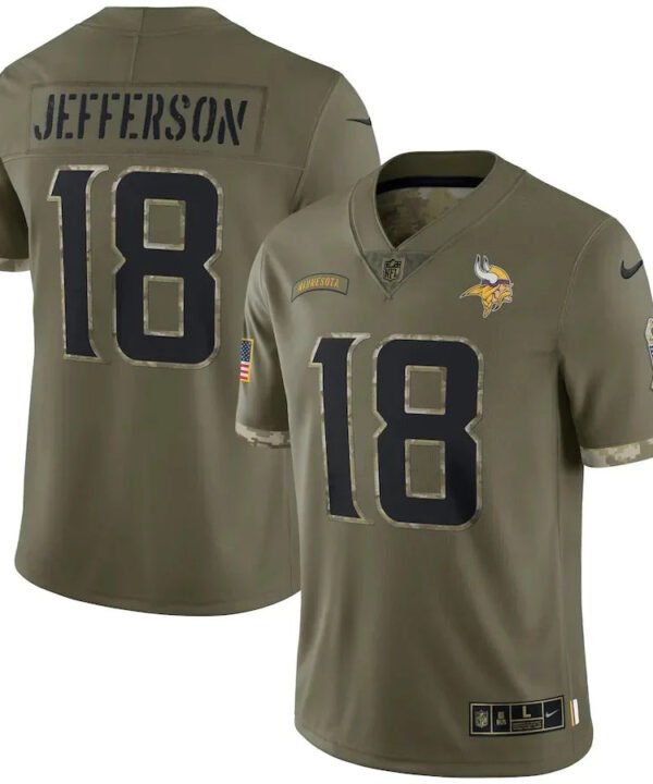 Camisa NFL Minnesota Vikings Vapor Limited Jersey Salute To Service 2022