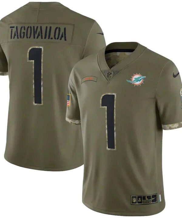 Camisa NFL Miami Dolphins Vapor Limited Jersey Salute To Service 2022