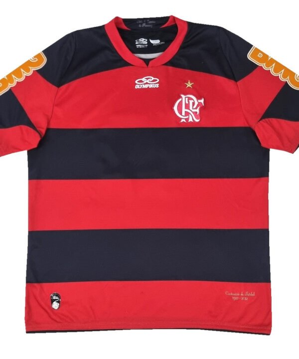 Camisa Flamengo Home Retro 2019/20 Olympikus - Vermelho E Preto