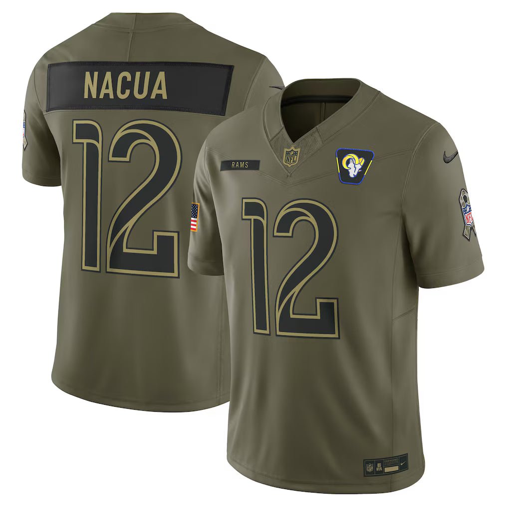 Camisa NFL Los Angeles Rams Vapor F.U.S.E. Limited Jersey Salute To Service 2025