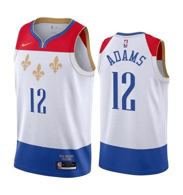Regata NBA New Orleans Pelicans City Edition 20/21 Nike Authentic Swingman Adams 12