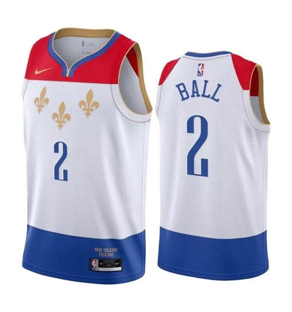 Regata NBA New Orleans Pelicans City Edition 20/21 Nike Authentic Swingman Ball 2