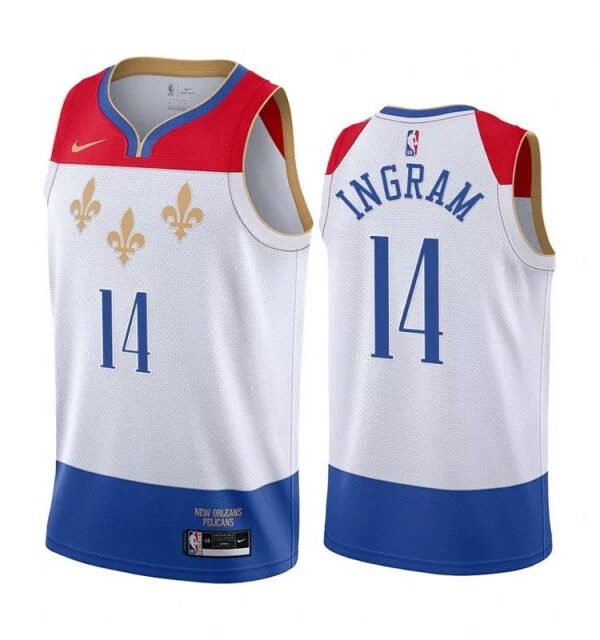 Regata NBA New Orleans Pelicans City Edition 20/21 Nike Authentic Swingman Ingram 14