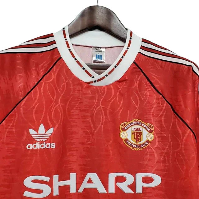 Camisa Manchester United Retrô 1990/1992 Vermelha - Adidas - Imagem 6