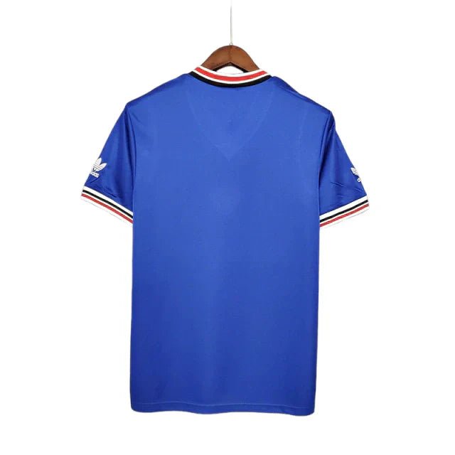 Camisa Manchester United Retrô 1985/1986 Azul - Adidas - Imagem 2