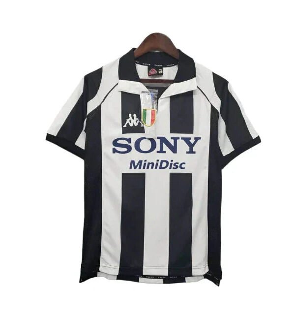 Camisa Juventus Retrô 1997/1998 Preta e Branca - Kappa