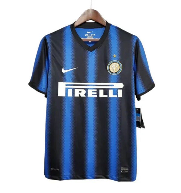Camisa Inter de Milão Retrô 10/11 - Nike - Preta e Azul