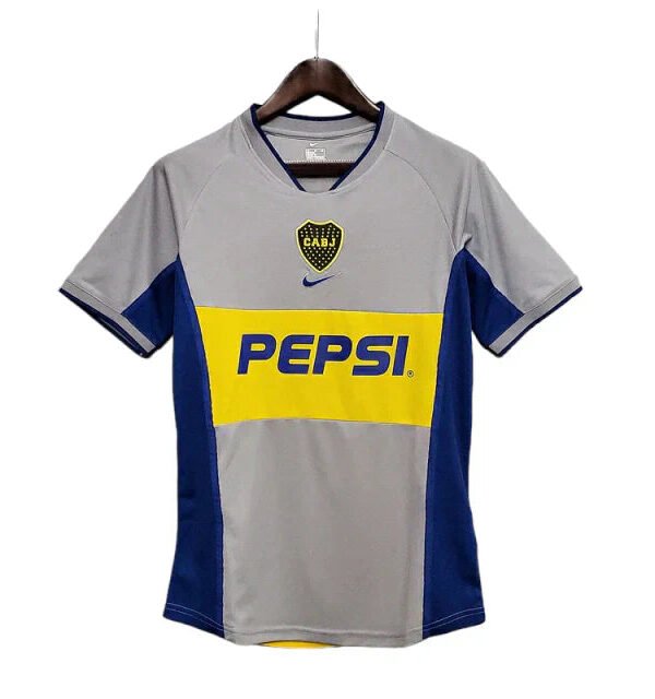 Camisa Boca Juniors Retrô 2002 Cinza - Nike