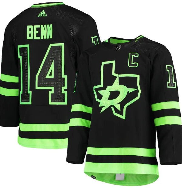 Jersey Dallas Stars Preta