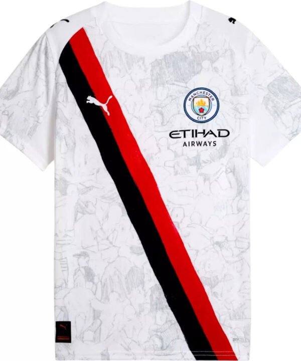 Camisa Manchester City Away 25/26 s/n° Torcedor Puma Masculina - Branco