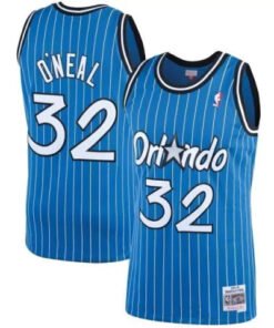 Regata NBA Orlando Magic Retrô 1994-1995 Mitchell & Ness Authentic O' Neal 32 - Azul