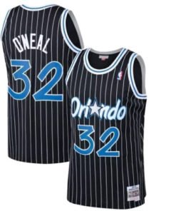 Regata NBA Orlando Magic Retrô 1994-1995 Mitchell & Ness Authentic O' Neal 32 - Preta