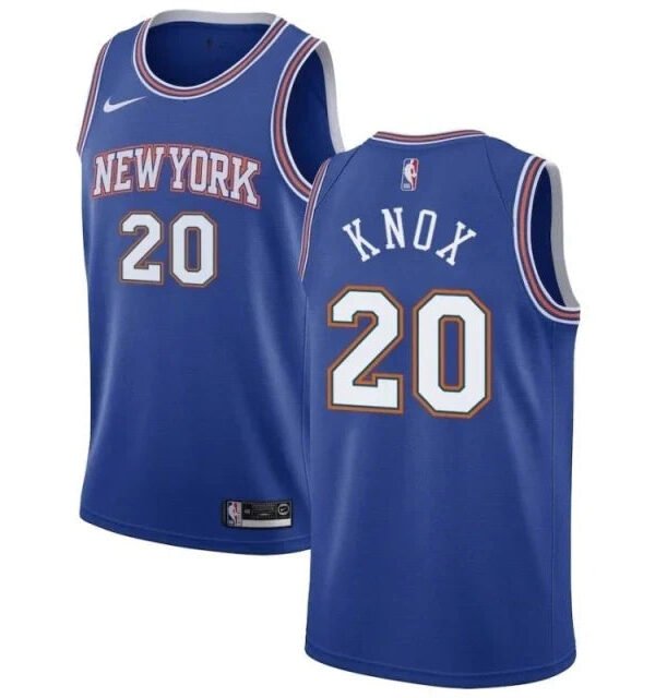 Regata NBA New York Knicks Nike Authentic Knox 20 - Azul