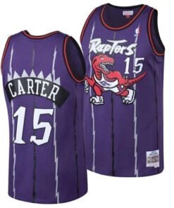 Regata NBA Toronto Raptors Retrô Mitchell & Ness Authentic Carter 15 - Azul