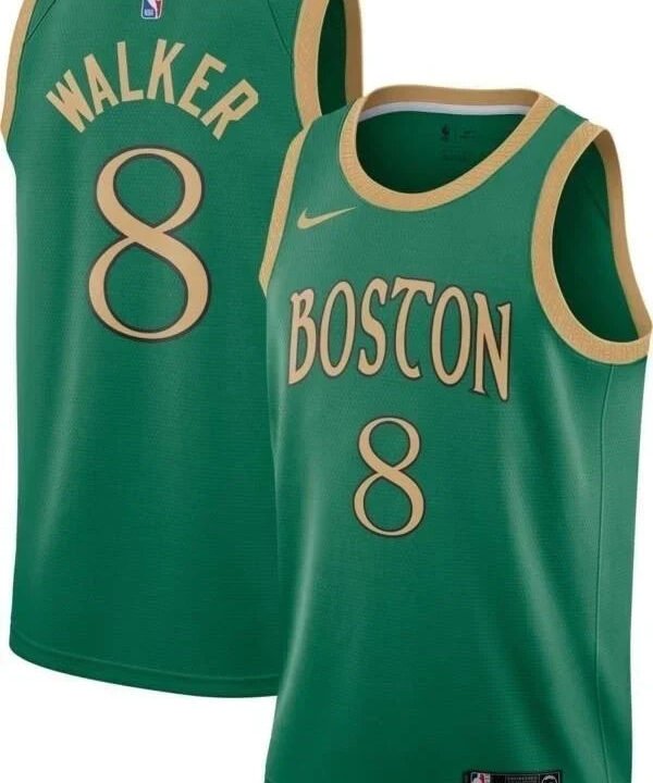Regata NBA Boston Celtics Nike Authentic Walker 8 - Verde e Dourada