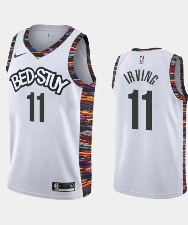 Regata NBA Brooklyn Nets Jordan Authentic Irving 11 - Branca
