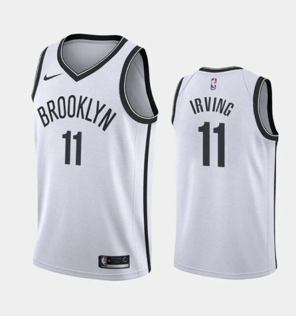 Regata NBA Brooklyn Nets Swingman Nike Authentic Irving 11 - Branca