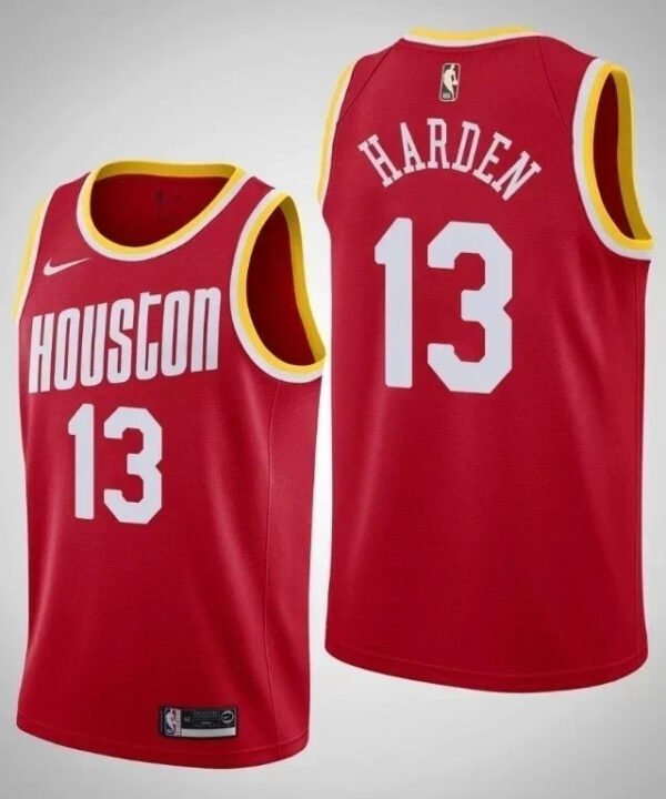 Regata NBA Houston Rockets City Edition Nike Authentic Swingman Harden 13 - Vermelha