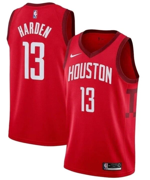 Regata NBA Houston Rockets Nike Authentic Swingman Harden 13 - Vermelha