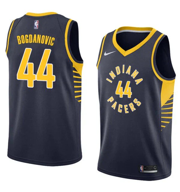Regata NBA Indiana Pacers Swingman Nike Authentic Bogdanovic 44 - Azul