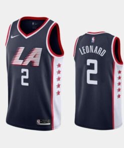 Regata NBA Los Angeles Clippers Nike Authentic Swingman Leonard 2 - Azul Marinho