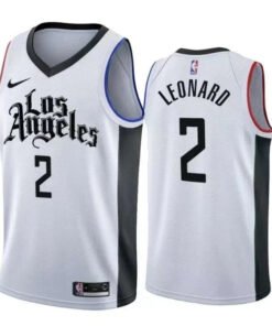 Regata NBA Los Angeles Clippers City Edition Nike Authentic Swingman Leonard 2 - Branca