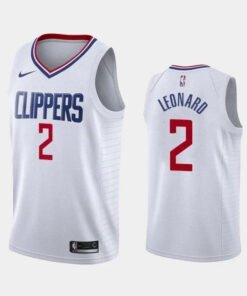 Regata NBA Los Angeles Clippers Nike Authentic Swingman Leonard 2 - Branca