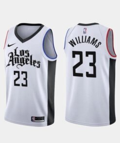 Regata NBA Los Angeles Clippers City Edition Nike Authentic Swingman Williams 23 - Branca