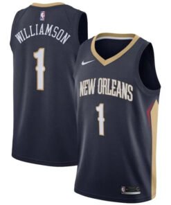 Regata NBA New Orleans Pelicans Nike Authentic Swingman Williamson 1 - Azul