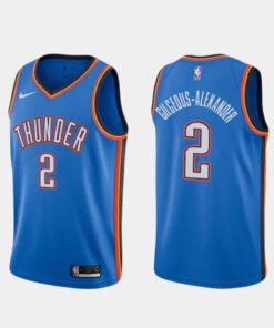 Regata NBA Oklahoma City Thunder Nike Authentic Swingman Gilgeous Alexander 2 - Azul