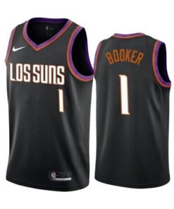 Regata NBA Phoenix Suns City Edition Nike Authentic Brooker 1 - Preta