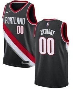 Regata NBA Portland Trail Blazers Nike Authentic Swingman Anthony 00 - Preta
