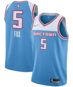 Regata NBA Sacramento Kings Nike Authentic Swingman Fox 5 - Azul