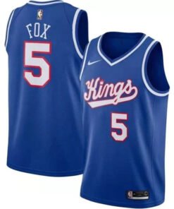 Regata NBA Sacramento Kings City Edition Nike Authentic Swingman Fox 5 - Azul