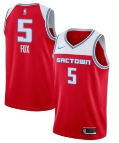 Regata NBA Sacramento Kings Nike Authentic Swingman Fox 5 - Vermelha