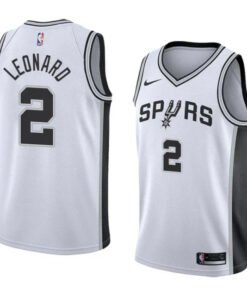 Regata NBA San Antonio Spurs Nike Authentic Swingman Leonard 2 - Branca